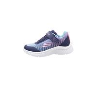 Skechers Microspec Plus-Disco Dreami, Zapatillas, Navy Mesh Multi Trim, 32 EU