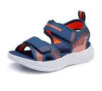 Zapatillas skechers microspec-splash niño navy / gray & orange tr 29