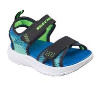 Skechers MICROSPEC-Splash - Sandalia, Color Negro, Talla 7 UK Niño