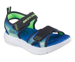 Skechers - Microspec-Splash, Sandalias planas Bebés varones, Black,