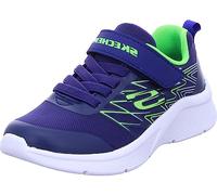 Skechers Microspec Texlor, Sneakers, Navy/Lime, 36 EU
