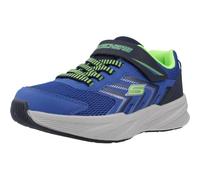 Skechers Microspec Tread Negro Bksr | Atlético, cierre adaptable, lavable a máquina, plantilla acolchada y cómoda