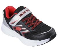 Skechers MICROSPEC Tread, Zapatos, Negro y Plateado, 21 EU