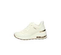 Skechers Million Hotter Air, Zapatillas Mujer, Blanco Opulento Jardín, 38 EU