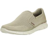 Skechers - Mocasín para hombre modelo Equalizer Double Play, Beige (Beige), 42.5 EU
