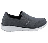 Skechers - Mocasín para Hombre Modelo Equalizer Double Play, Negro (Negro/Carbón), 41 EU