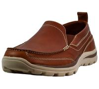 Skechers Mocasín Superior Gains para hombre, Equipaje, 46 EU
