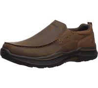 Skechers Mocasines de Piel sin Cordones para Hombre, CDB, 7.5 UK X-Wide