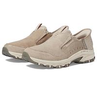 Skechers Hillcrest-Sunapee - Tenis sin cordones para mujer, gris topo, 8 Wide