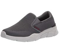 Skechers - Mocasines sin cordones para hombre, gris (544), 45 EU