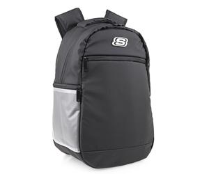 Skechers - Mochila Gimnasio y Mochila Deportiva unisex, multicompartimento, ligera y resistente a salpicaduras para entrenamiento, viaje y uso diario, Negro