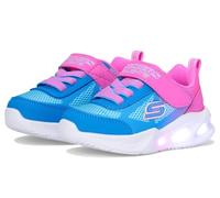 Skechers S-Lights: Sola Glow - Ombre Deluxe en Rosa Caliente/Azul, talla 22