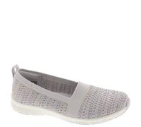 SKECHERS MODERN COMFORT - Mocasines planos Cool-Sherbet Skies para mujer, Gris-multi, 41 EU