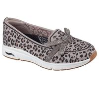 Skechers Modern Comfort Women's Martha Stewart Arch Fit-Living, Mocasín Mujer, Leopardo, 39.5 EU