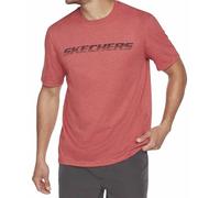 Skechers Motion tee Camiseta, Red, XXL para Hombre