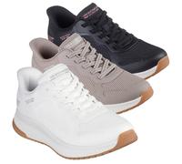 Skechers Mujer 2025 Bob Squad 4 Grapa Buscar Encaje Elástico Slip-Ins Zapatillas