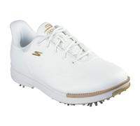 Skechers Go Golf Jasmine - Tenis de Golf Impermeables para Mujer, Blanco/Dorado, 41 EU