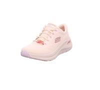 Skechers Mujer Arch Fit 2.0 Big League, Natural Mesh/Mauve & Lavender Trim, 36 EU