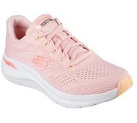 Skechers Mujer Arch Fit 2.0 Big League, Pink Mesh/Coral & Orange Trim, 38 EU