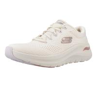 Skechers Tenis para Mujer Arch Fit 2.0 Big League, malla natural con ribete lavanda malva, 41 EU