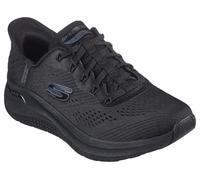 Skechers Zapatillas Arch Fit 2.0 Easy Chic sin cordones para mujer Negro plomizo 38.5 EU