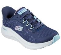 Skechers Mujer Arch Fit 2.0 Fresh Pace Slip-In ENTRENADOR, Navy Mesh/Duraleather/Multi Trim, 41 EU
