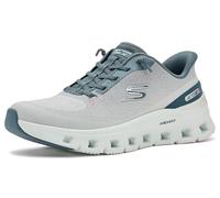 Skechers Mujer Arch Fit Glide-Step Pro Slip-In Entrenador, Light Gray Mesh Multi Trim, 40 EU