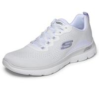 Skechers Mujer Arch Fit Summits Daily Flow Zapatillas, White, 40 EU