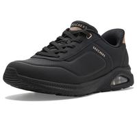 Skechers Mujer Arch Fit Uno Slip-In Entrenador, Black Durabuck Mesh, 36 EU