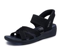 Skechers Sandalia Arya Slip-Ins Mujer Negro 38 EU