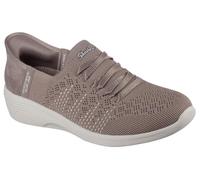 Skechers Arya Swiftly, Zapatillas Mujer, Dark Taupe Knit, 36 EU