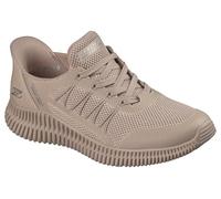 Skechers Mujer Bobs Geo Lite Divine Pace Slip-In ENTRENADOR, Tan Knit, 41 EU