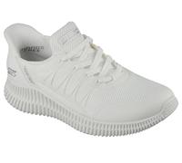 Skechers Mujer Bobs Geo Lite Divine Pace Slip-In ENTRENADOR, White Knit, 37 EU