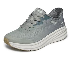 Skechers Mujer Bobs Skillz Airy Stride Slip-In Entrenador | Tenis informales, tecnología Slip-ins, plantilla de espuma viscoelástica, almohadilla para el talón, suela flexible