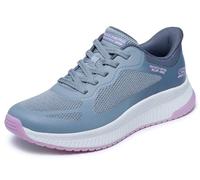 Skechers Mujer Bobs Squad 4 Staple Look Slip-In ENTRENADOR, Gray-Multi Mesh, 37 EU