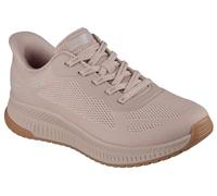 Skechers Mujer Bobs Squad 4 Staple Look Slip-In ENTRENADOR, Natural Mesh, 36 EU