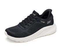 Skechers Mujer Bobs Squad Chaos Current Muse Slip-In ENTRENADOR, Black Textile Trim, 40 EU