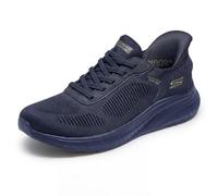 Skechers Mujer Bobs Squad Chaos Current Muse Slip-In ENTRENADOR, Dark Navy Textile, 38.5 EU
