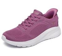 Skechers Mujer Bobs Squad Chaos Current Muse Slip-In ENTRENADOR, Dark Rose Textile, 40 EU
