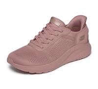 Skechers Mujer Bobs Squad Chaos Current Muse Slip-In ENTRENADOR, Rose Textile, 38.5 EU