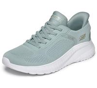 Skechers Mujer Bobs Squad Chaos Current Muse Slip-In ENTRENADOR, Sage Textile, 37 EU