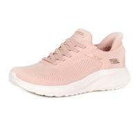 Skechers Mujer Bobs Squad Chaos Current Muse Slip-In Entrenador | Tenis informales, sin cordones, plantilla de espuma viscoelástica, almohadilla para el talón, suela flexible