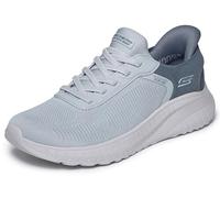 Skechers Mujer Bobs Squad Chaos Current Muse Slip-In Entrenador | Tenis informales, sin cordones, plantilla de espuma viscoelástica, almohadilla para el talón, suela flexible
