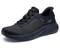 Skechers Mujer Bobs Squad Chaos In Color Slip-In ENTRENADOR, Black Mesh, 41 EU