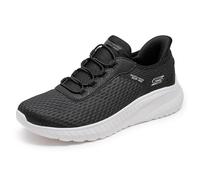 Skechers Mujer Bobs Squad Chaos In Color Slip-In ENTRENADOR, Black Mesh Trim, 39 EU