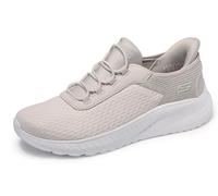 Skechers Mujer Bobs Squad Chaos In Color Trainers, Off White Mesh, 36.5 EU