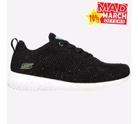 Skechers Mujer Bobs Squad Reclaim Vida Informal Atlético Zapatillas Negras
