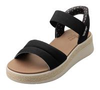 Skechers Sandalia mujer BOBS Sun Ray Negro 37 EU Vegan