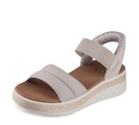 Skechers Mujer Bobs Sun Ray Slip-In ENTRENADOR, Taupe Textile, 36 EU