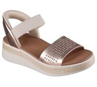 Skechers Bobs Sun Ray, Zapatillas Mujer, Gold, 39.5 EU